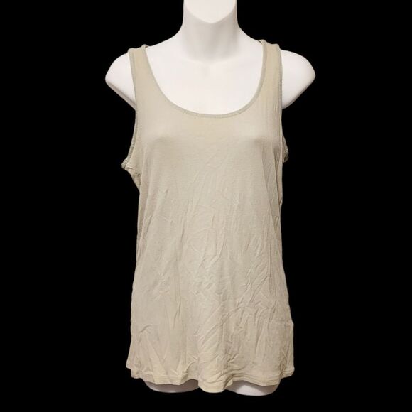 2/$20 Vintage Light Grey Plain Tank Top Size: Small - Picture 1 of 4